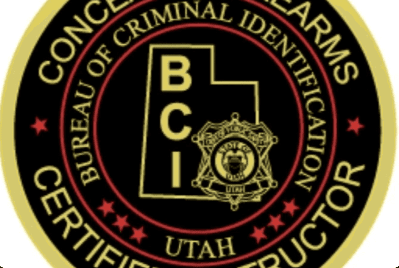 Utah Bureau of Criminal Identification concealed firearms certified instructor emblem